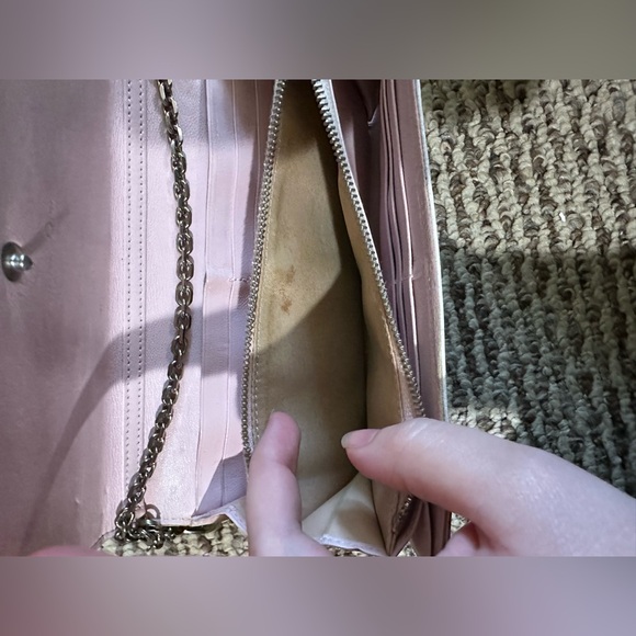 Authenticated Dior Diorissimo Voyaguer Leather Wallet With Chain And Charm - Picture 6 of 16